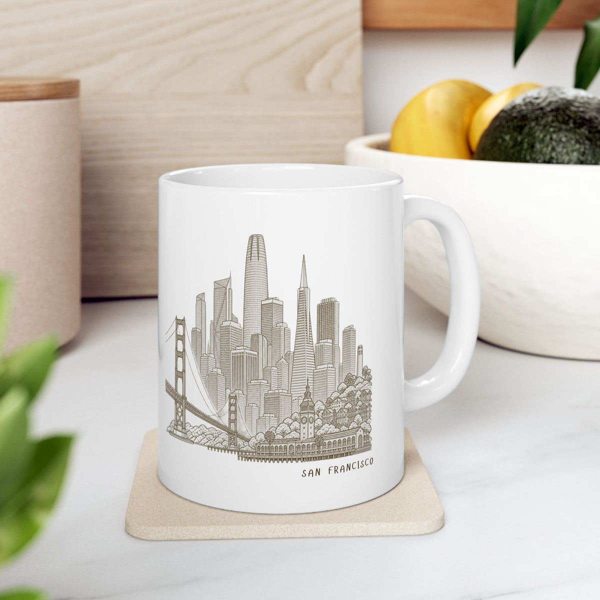 San Francisco Skyline Ceramic Mug