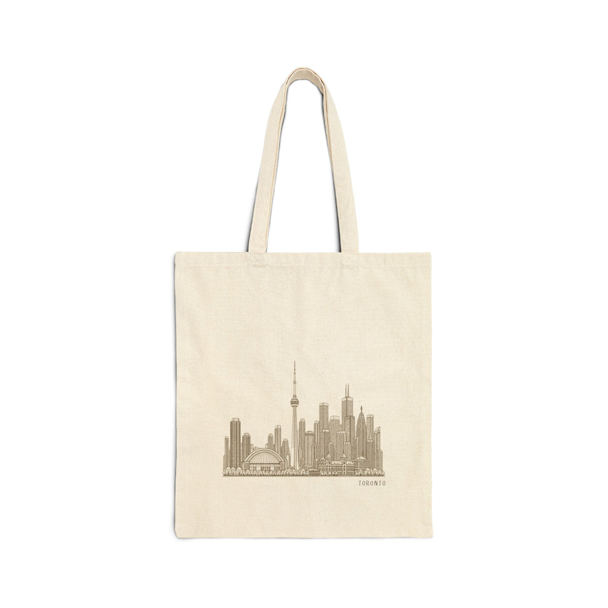 Toronto Canada Tote Bag - Minimalist Skyline