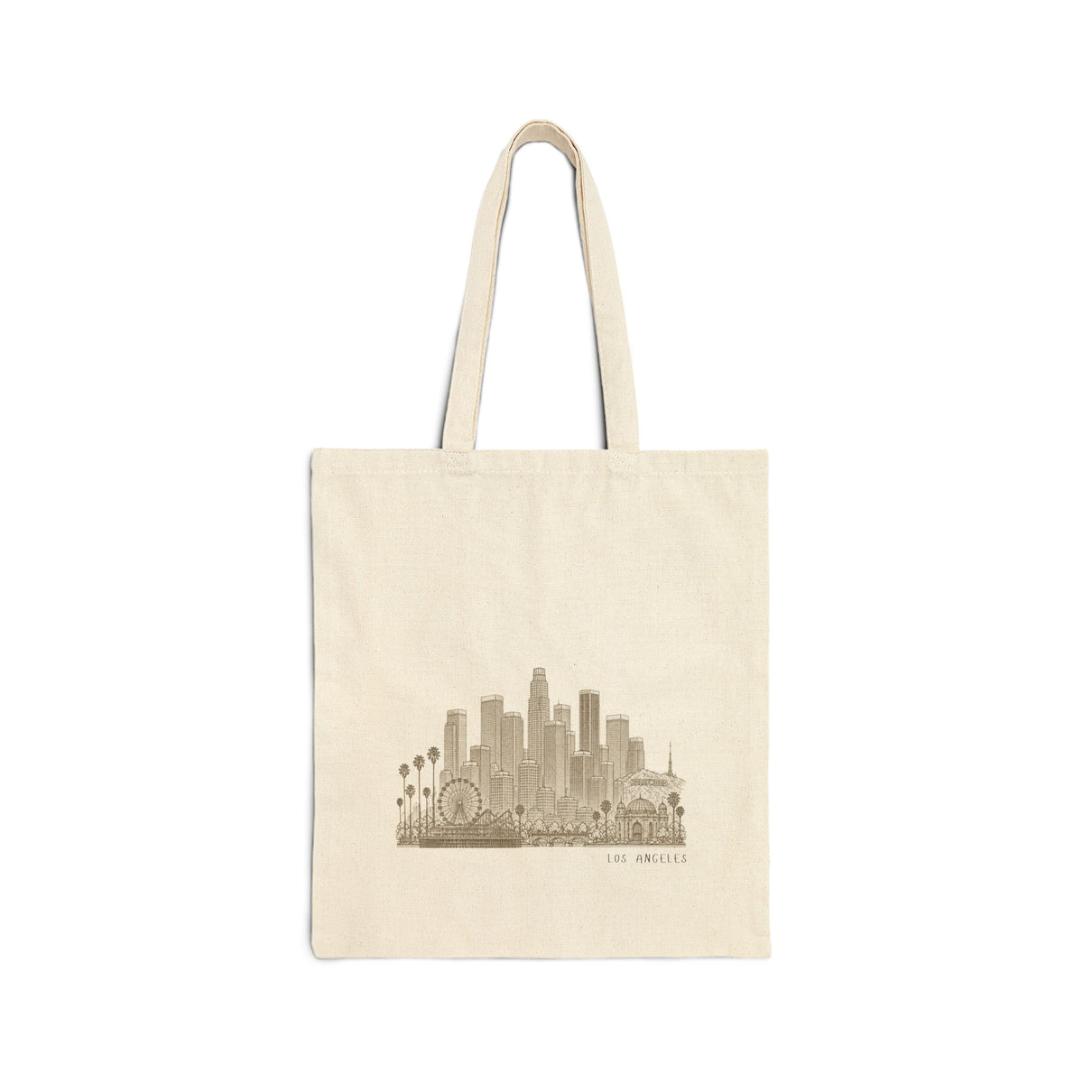Los Angeles USA Tote Bag - Minimalist Skyline