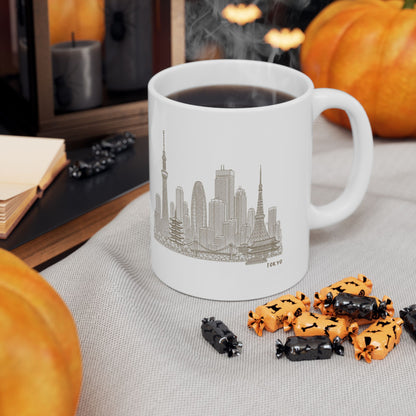 Tokyo Skyline Ceramic Mug