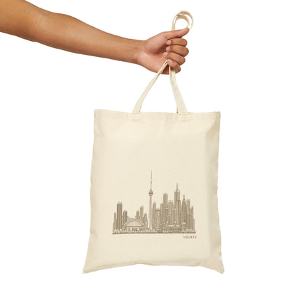 Toronto Canada Tote Bag - Minimalist Skyline