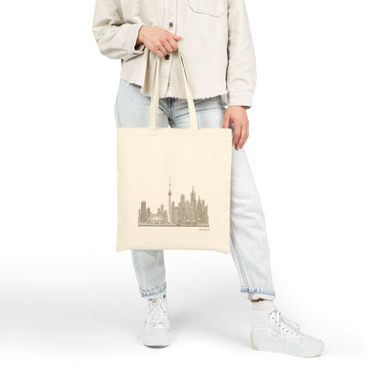 Toronto Canada Tote Bag - Minimalist Skyline