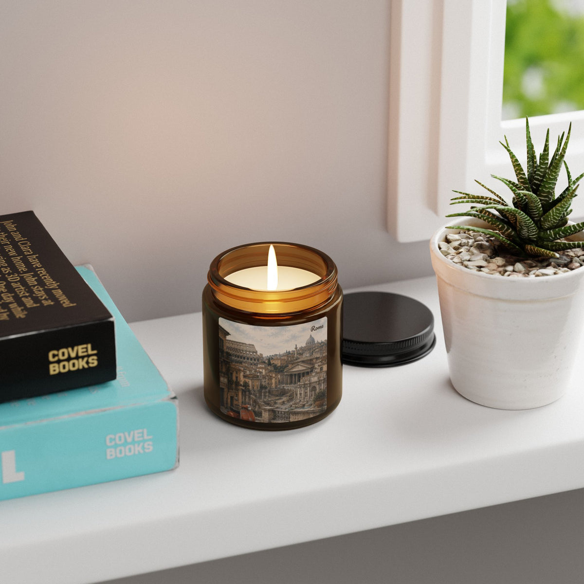 Rome Travel Candle