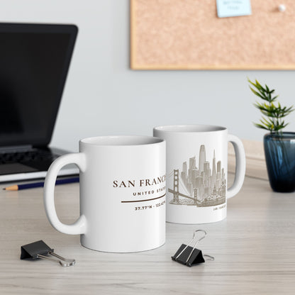 San Francisco Skyline Ceramic Mug