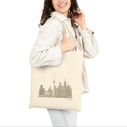Toronto Canada Tote Bag - Minimalist Skyline