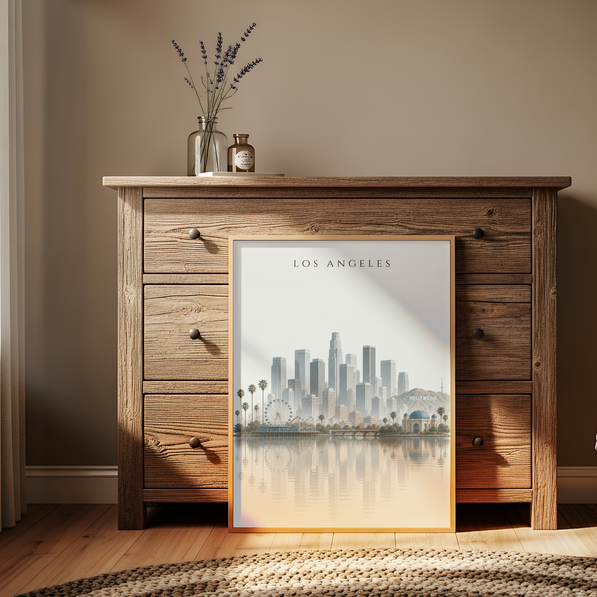 Los Angeles USA Travel Wall Art - Skyline (Digital Download)