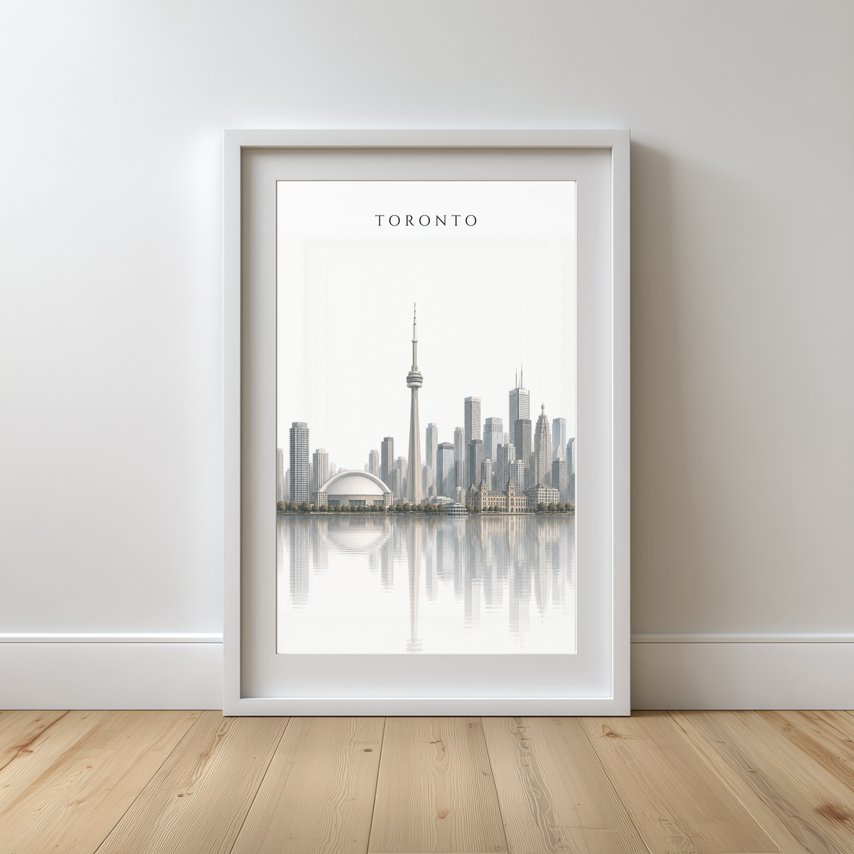 Toronto Canada Travel Wall Art - Skyline (Unframed)