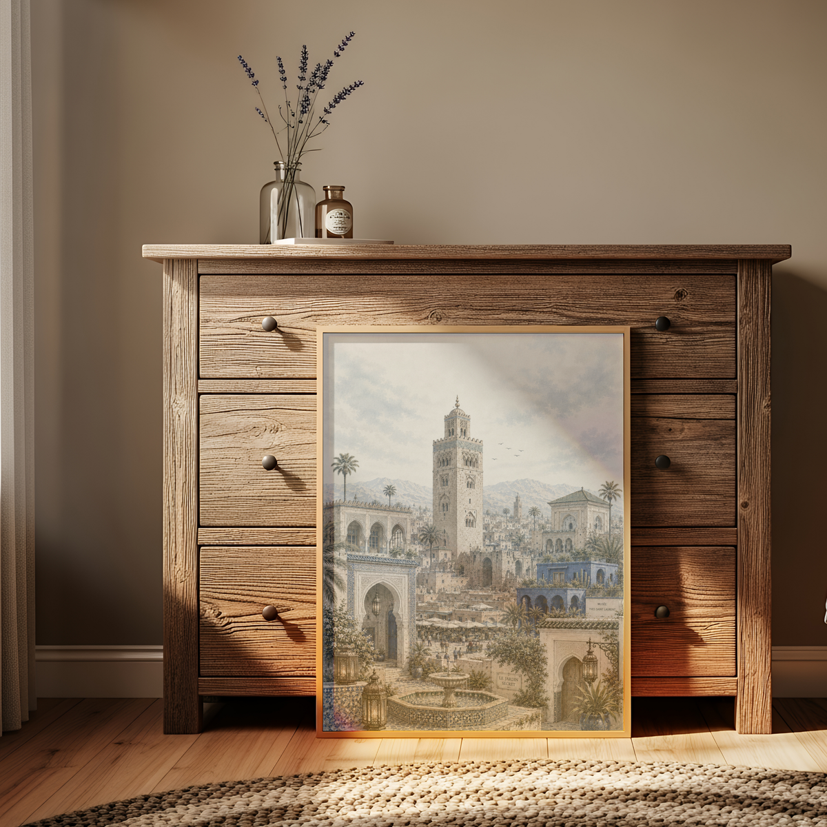 Marrakech Morocco Travel Wall Art - Landmarks (Digital Download)