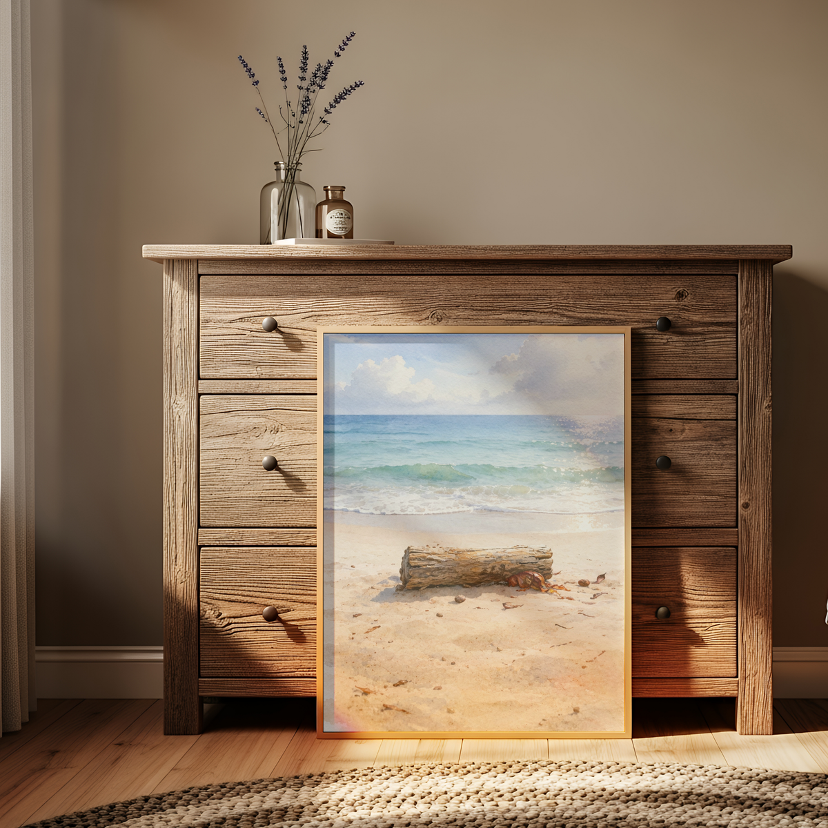 Coastal Beach Wall Art – Driftwood (Digital Download)