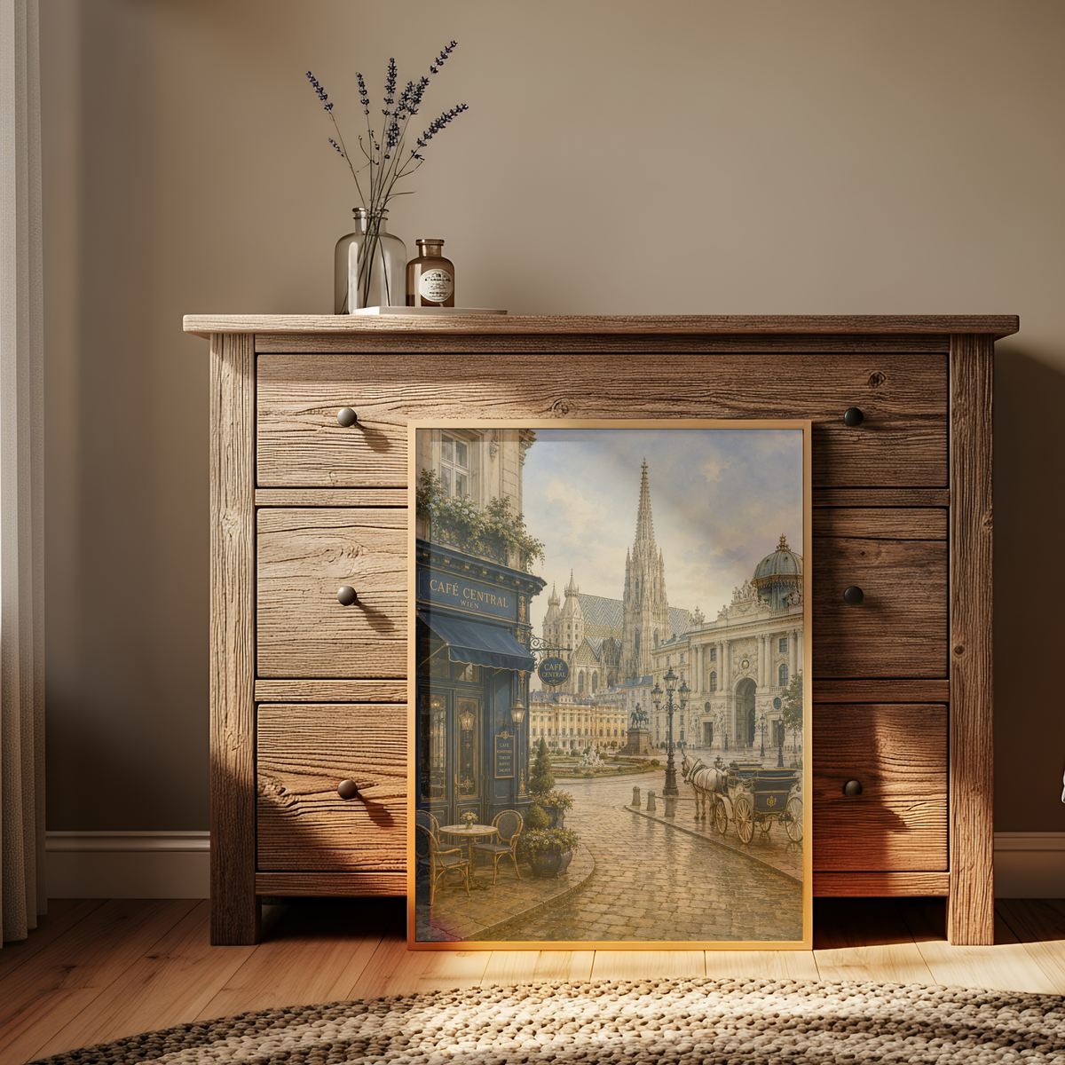 Vienna Austria Travel Wall Art - Vintage (Digital Download)