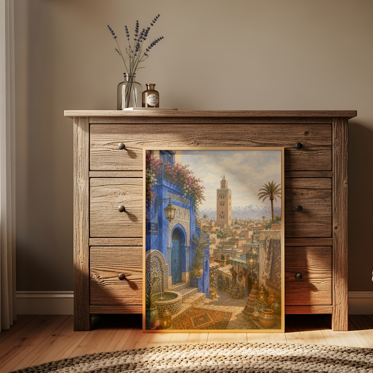 Marrakesh Morocco Wall Art - Vintage (Digital Download)
