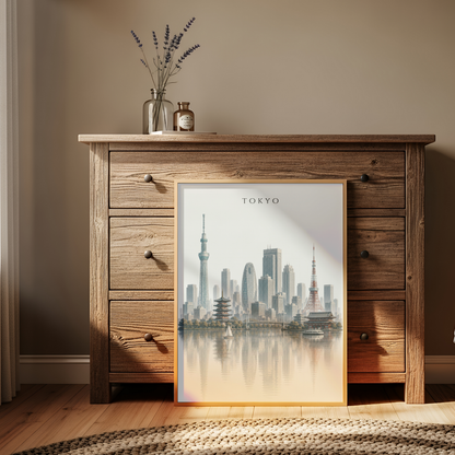Tokyo Japan Wall Art - Skyline (Digital Download)