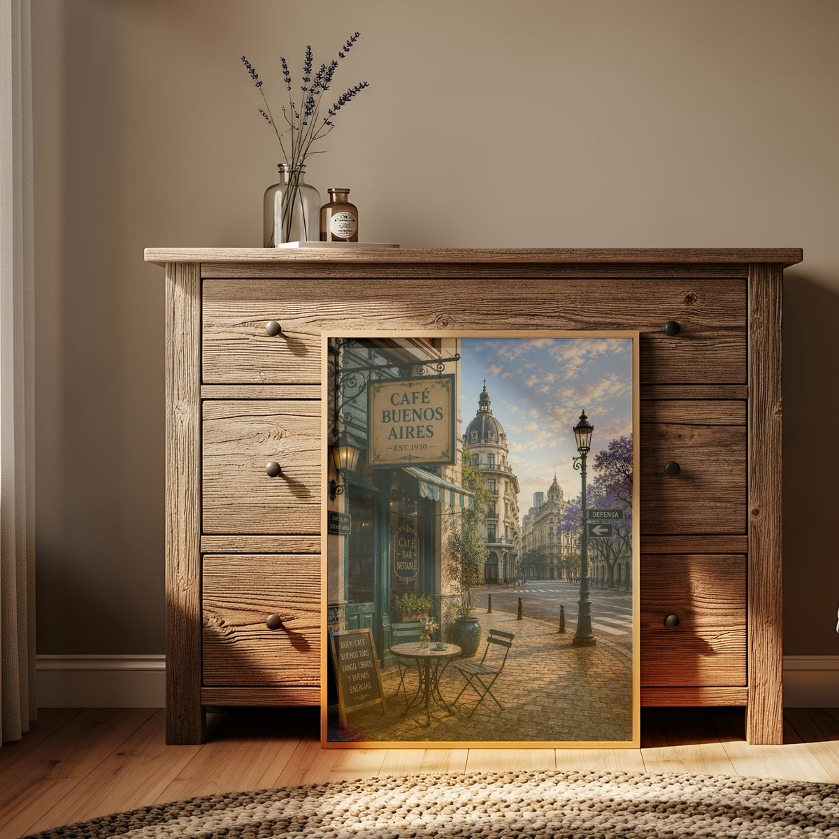 Buenos Aires Argentina Travel Wall Art - Vintage (Digital Download)