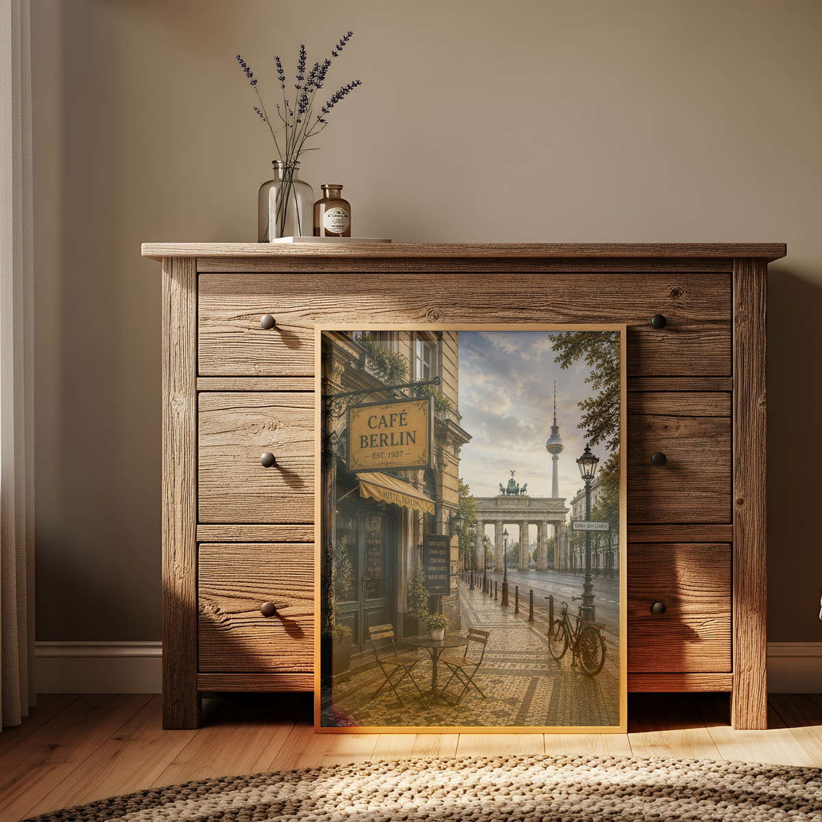 Berlin Germany Travel Wall Art - Vintage (Digital Download)