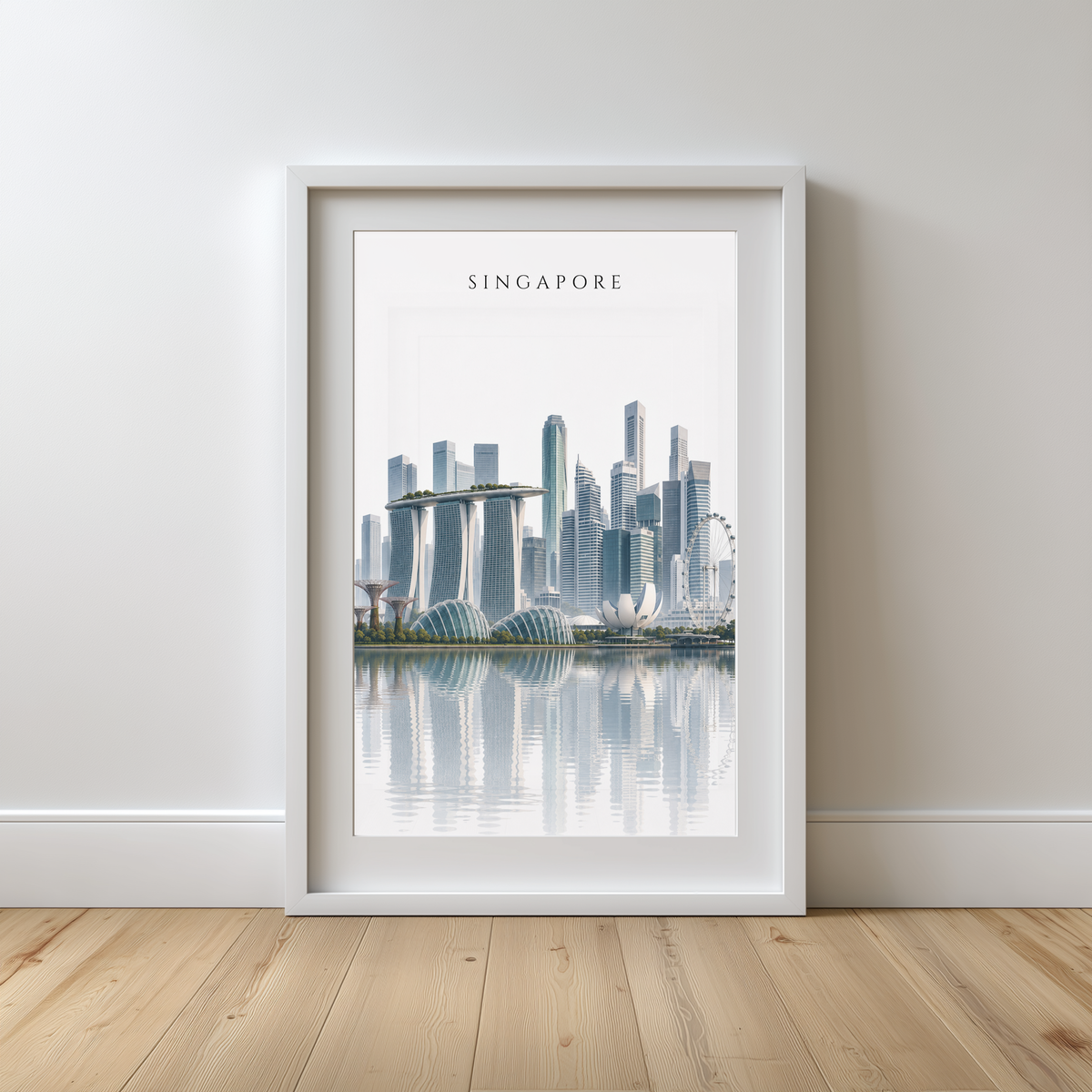 Singapore Wall Art - Skyline (Unframed)