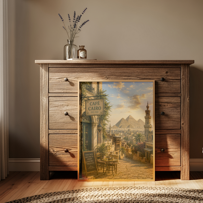 Cairo Egypt Travel Wall Art - Vintage (Digital Download)
