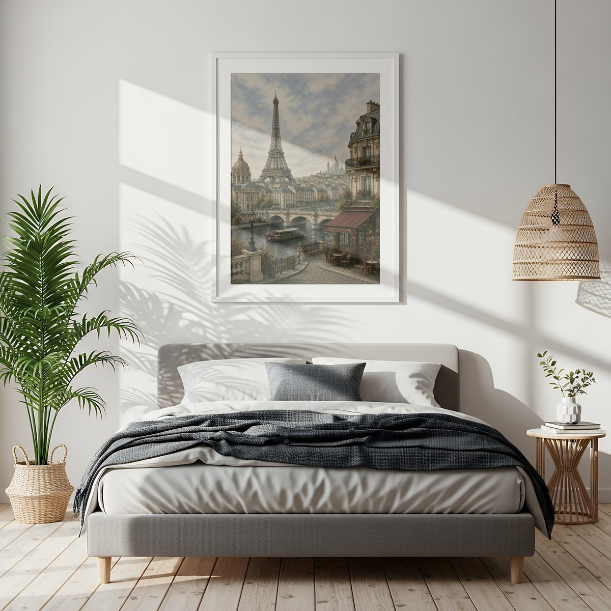 Paris France Travel Wall Art - Vintage (Digital Download)