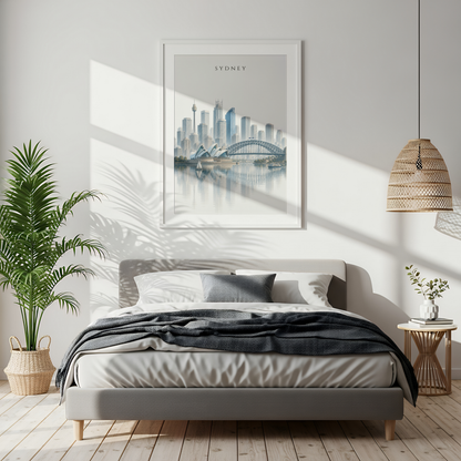 Sydney Australia Travel Wall Art - Skyline (Digital Download)