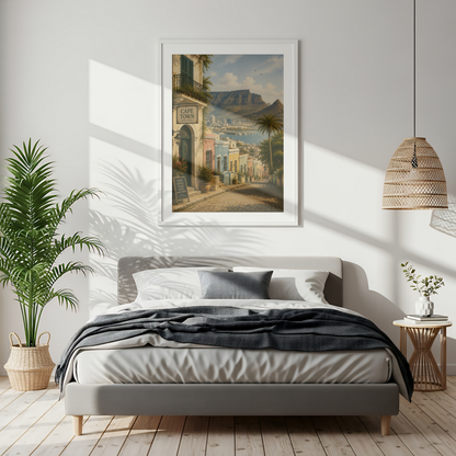 Cape Town South Africa Travel Wall Art - Vintage (Digital Download)
