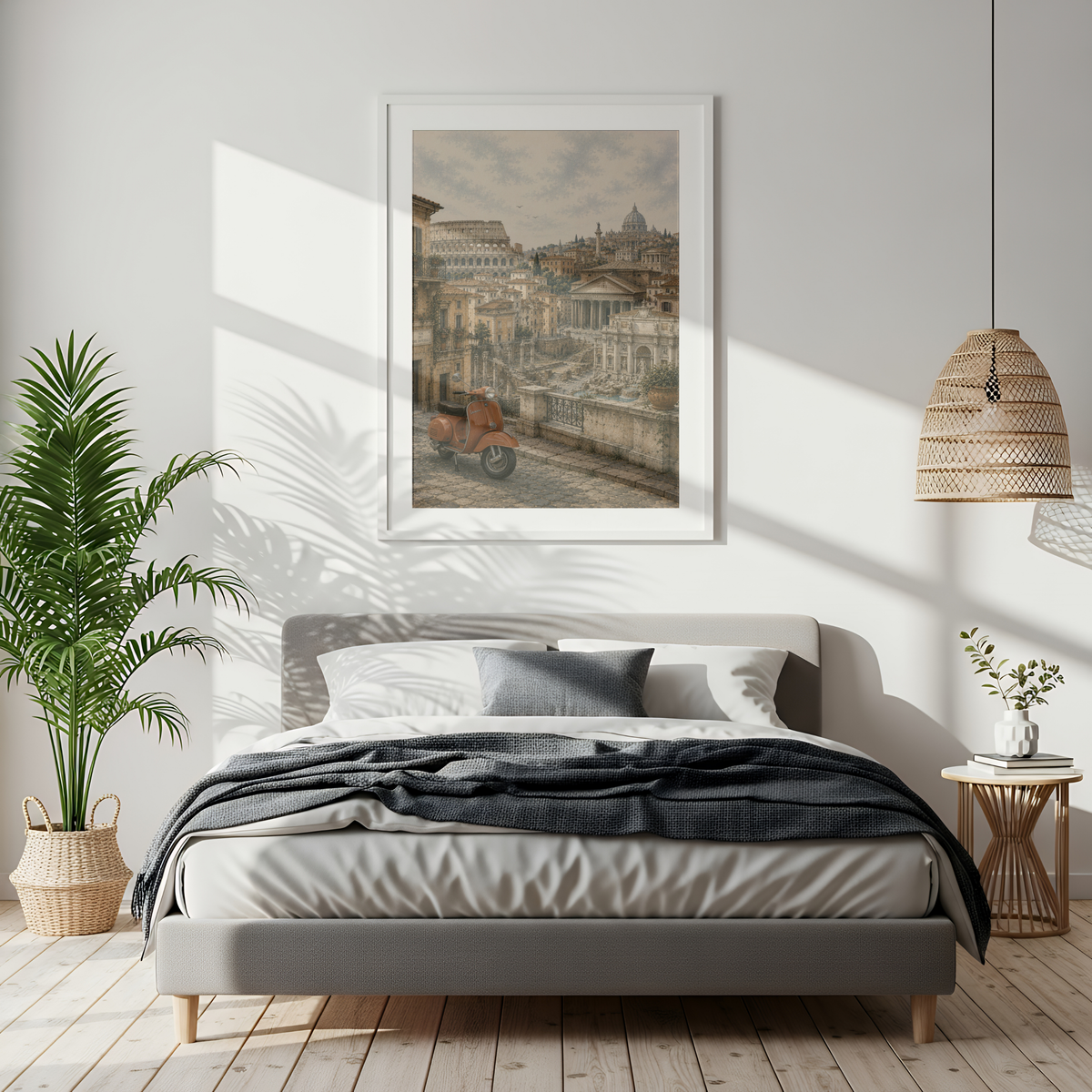 Rome Italy Travel Wall Art - Vintage (Digital Download)