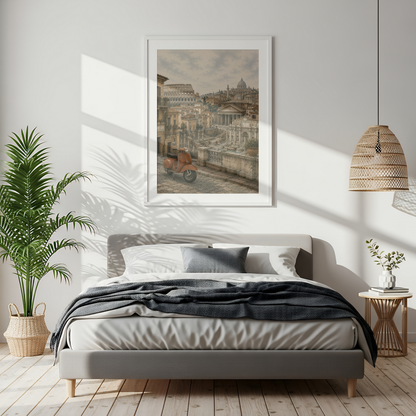Rome Italy Travel Wall Art - Vintage (Digital Download)