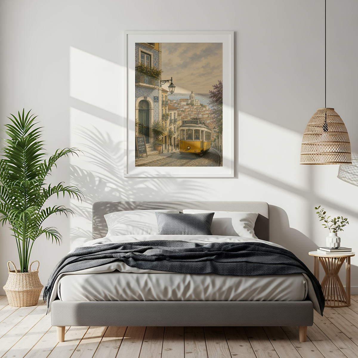 Lisbon Portugal Travel Wall Art - Vintage (Digital Download)