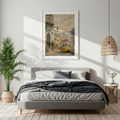 Lisbon Portugal Travel Wall Art - Vintage (Digital Download)