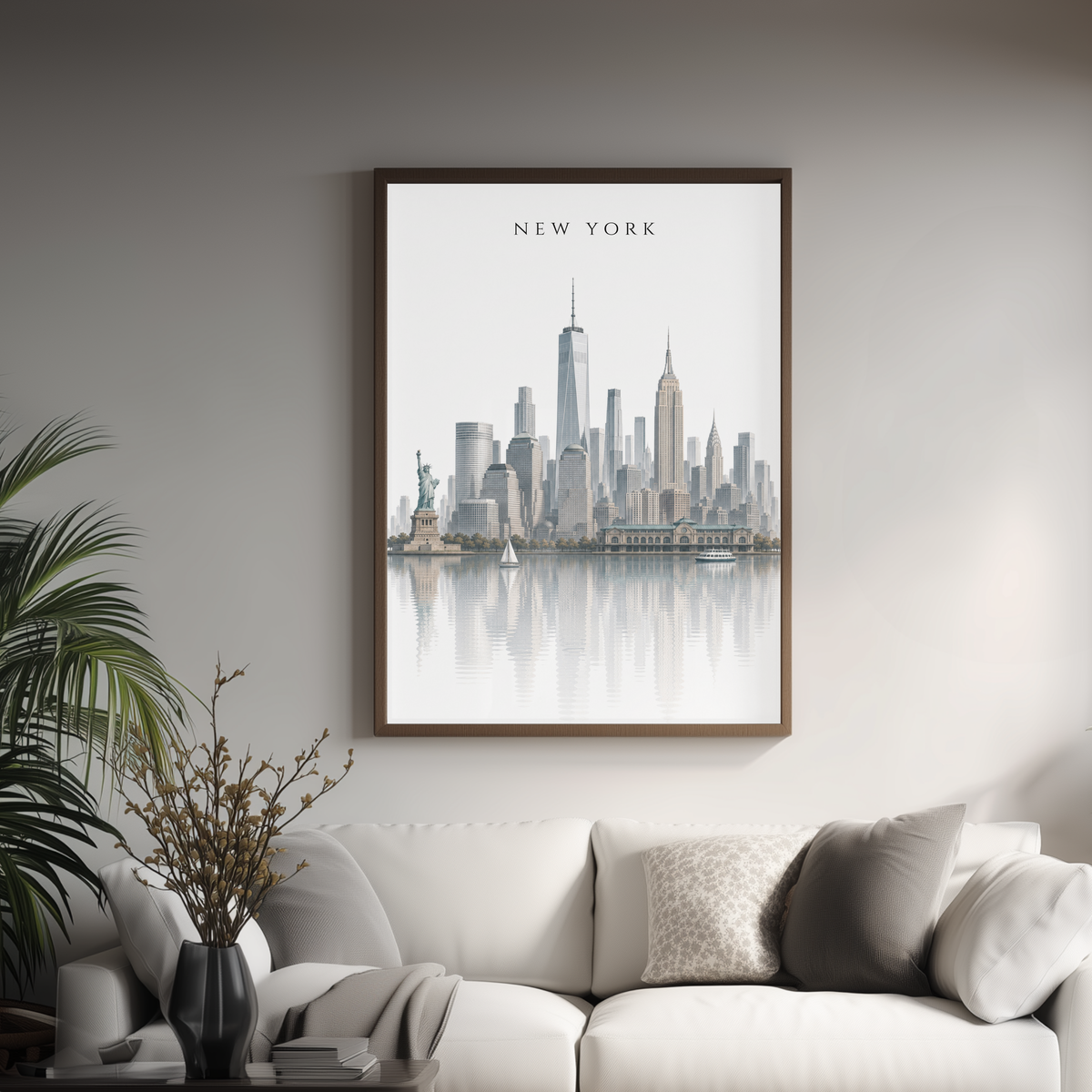 New York USA Travel Wall Art - Skyline (Digital Download)