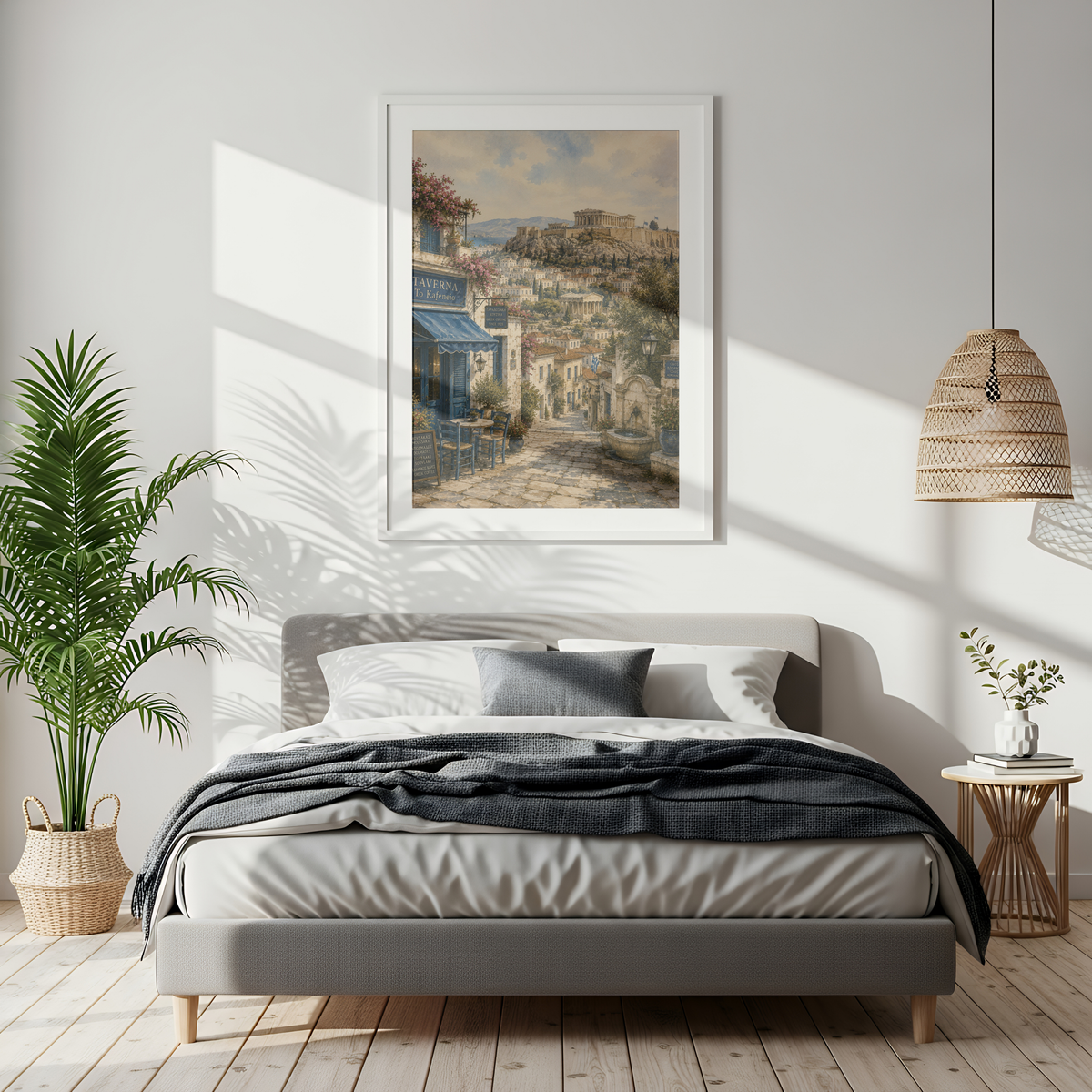 Athens Greece Travel Wall Art - Vintage (Digital Download)