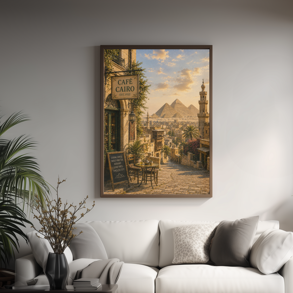 Cairo Egypt Travel Wall Art - Vintage (Digital Download)