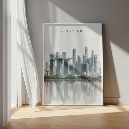 Singapore Wall Art - Skyline (Unframed)