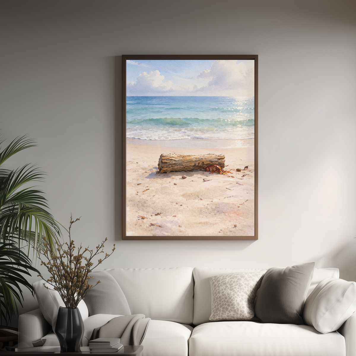 Coastal Beach Wall Art – Driftwood (Digital Download)