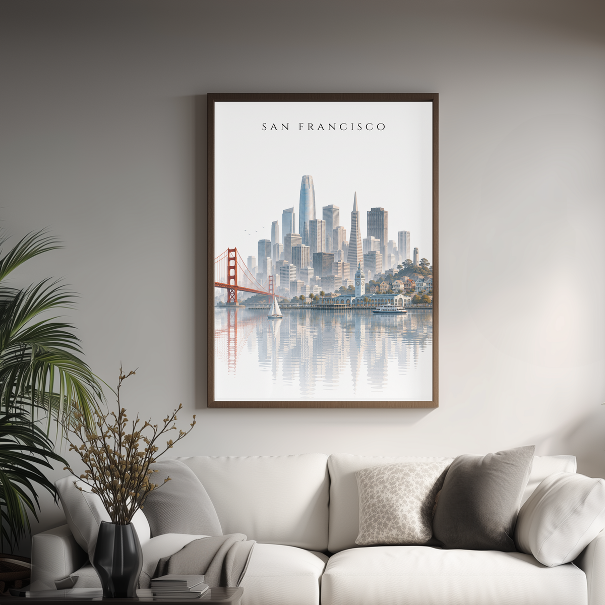 San Francisco  USA Travel Wall Art - Skyline (Digital Download)