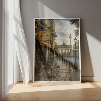 Berlin Germany Travel Wall Art - Vintage (Digital Download)