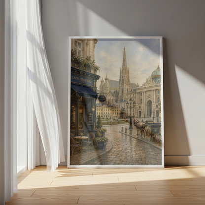 Vienna Austria Travel Wall Art - Vintage (Digital Download)