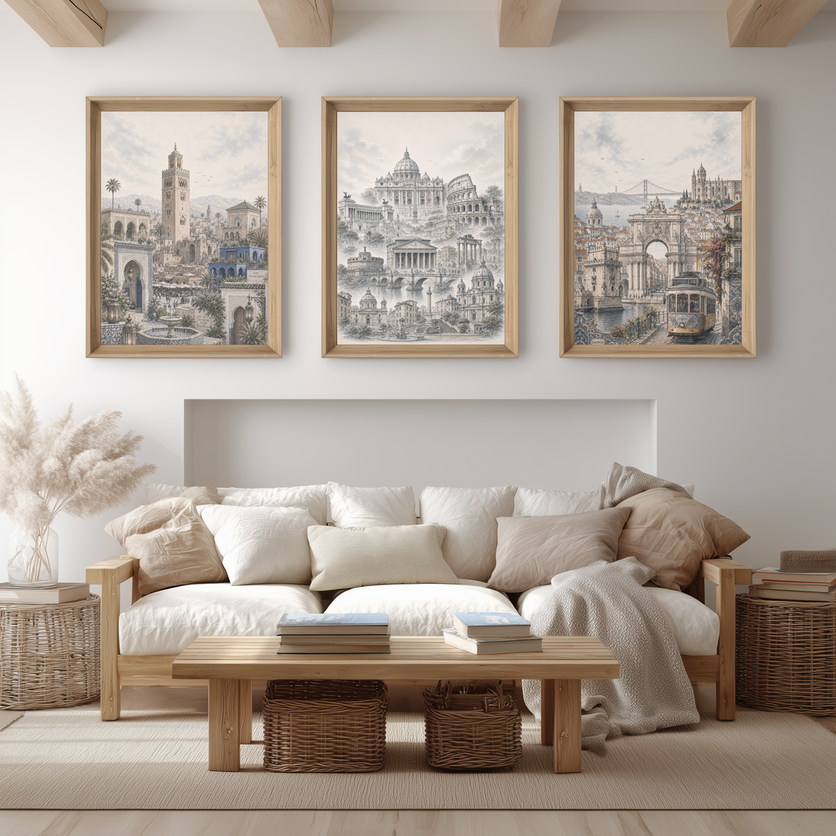 Rome Italy Travel Wall Art - Landmarks (Digital Download)