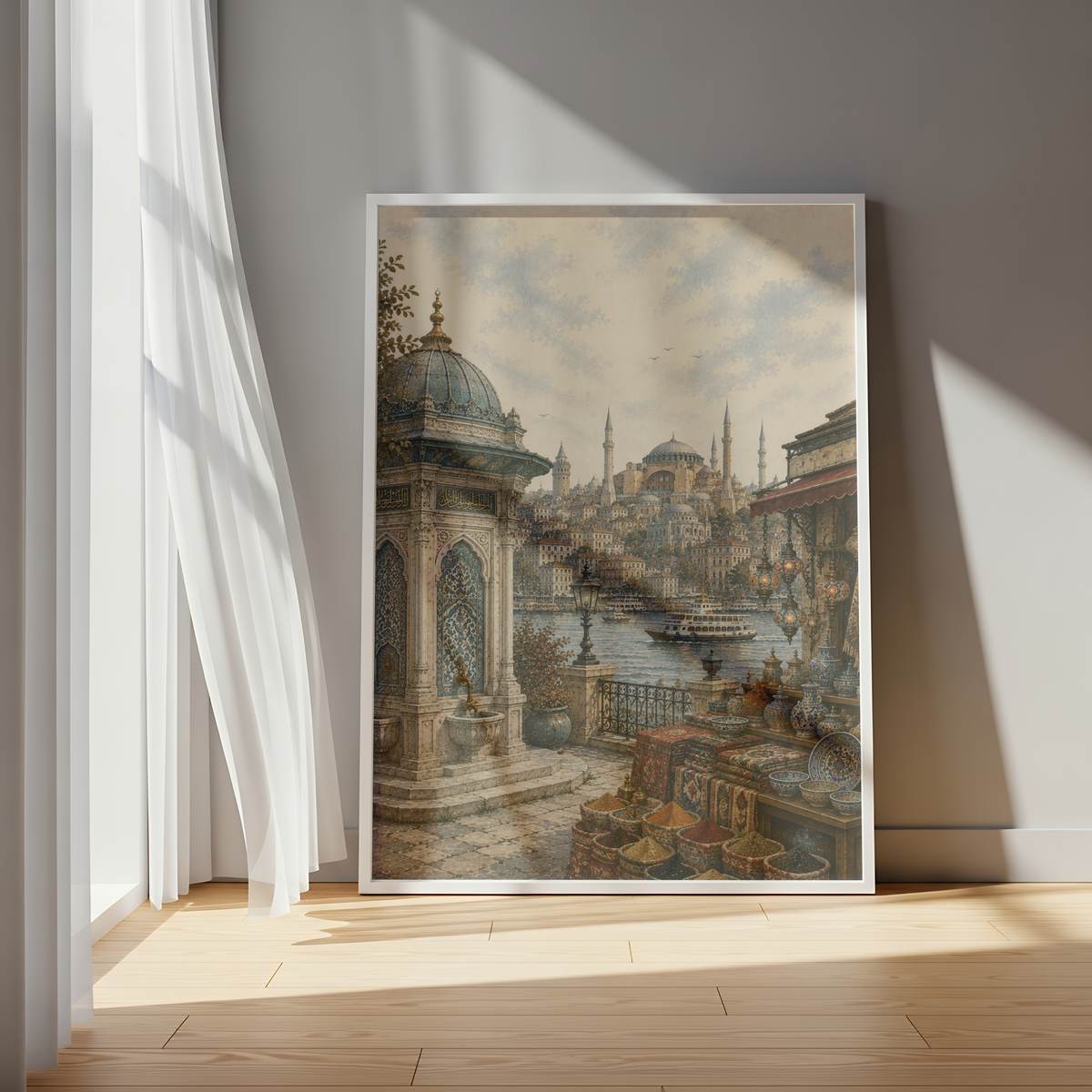 Istanbul Turkiye Travel Wall Art - Vintage (Digital Download)