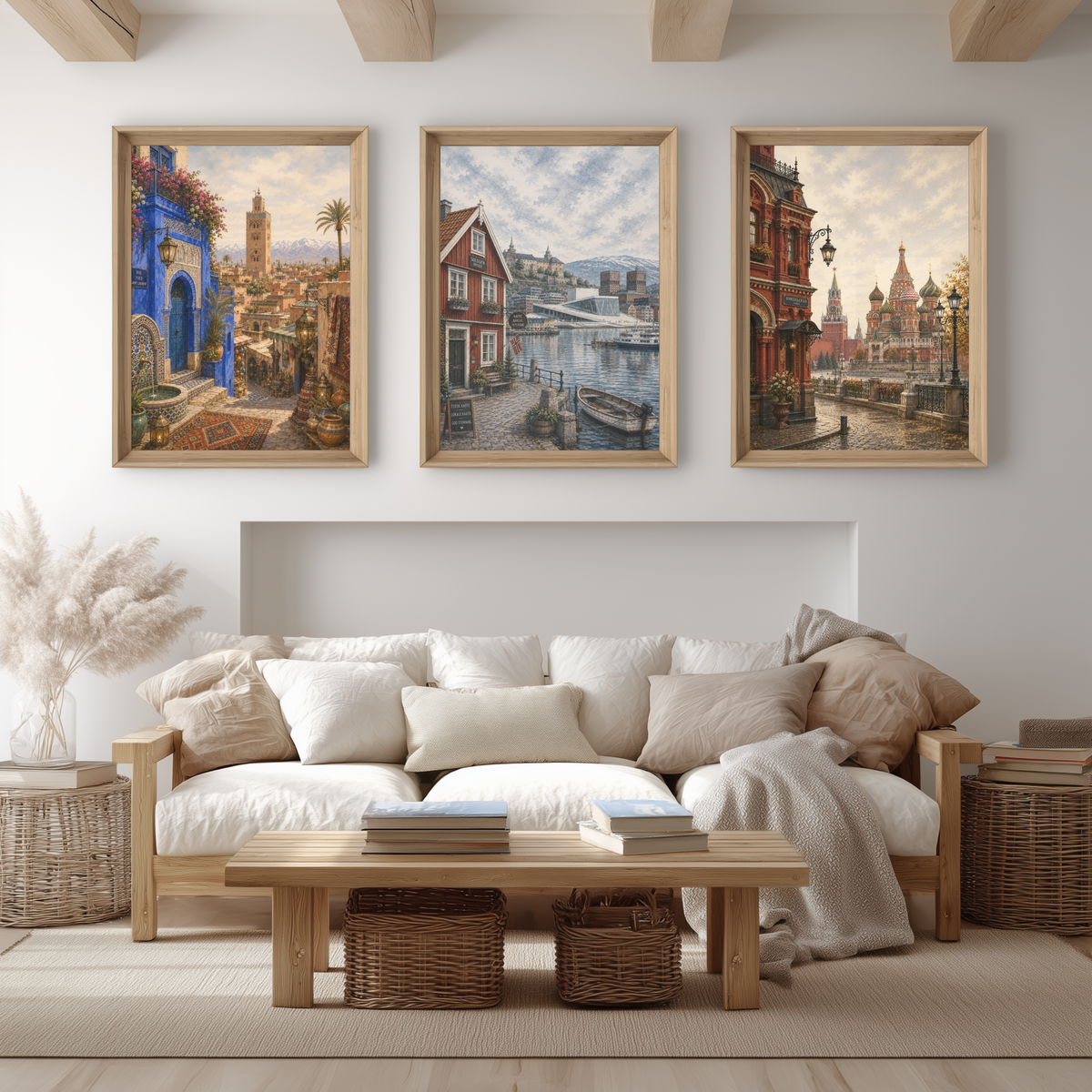 Oslo Norway Travel Wall Art - Vintage (Digital Download)