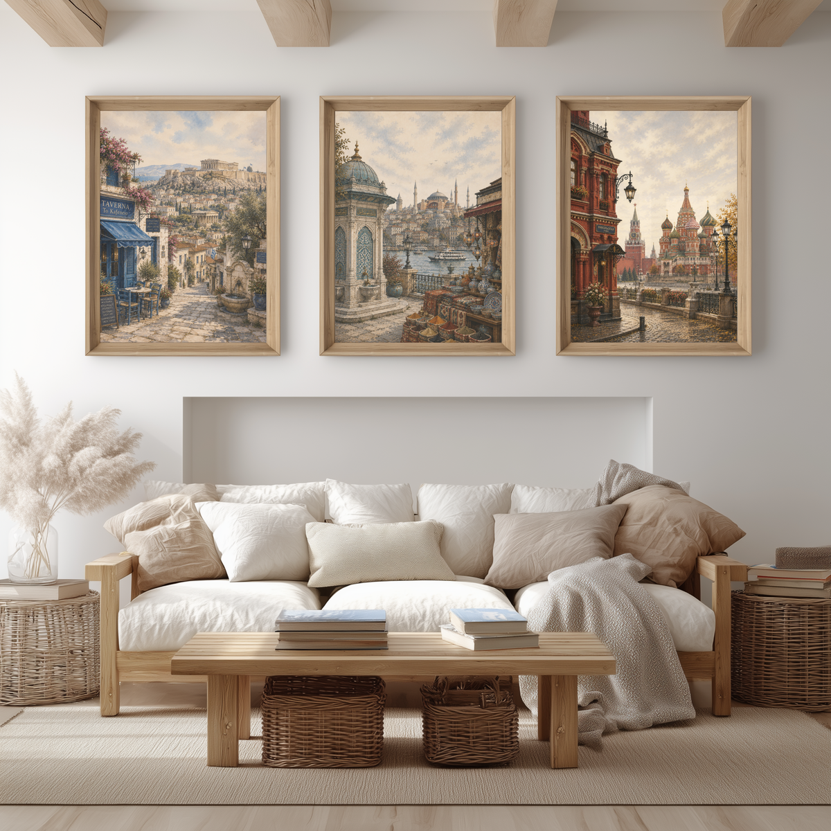 Athens Greece Travel Wall Art - Vintage (Digital Download)