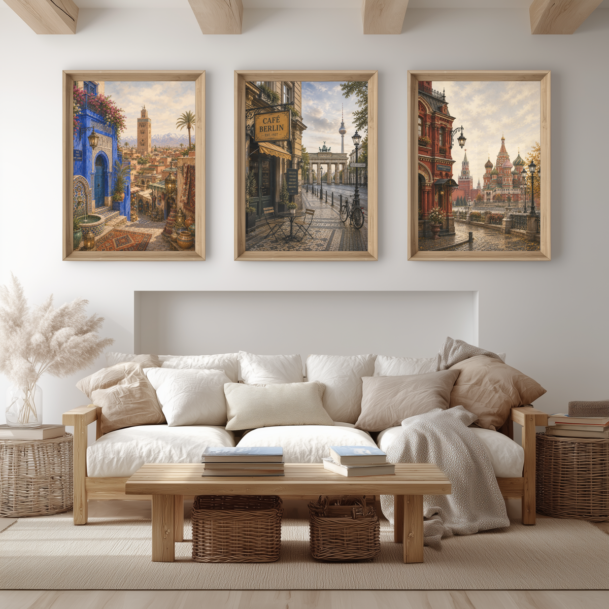 Moscow Russia Travel Wall Art - Vintage (Digital Download)