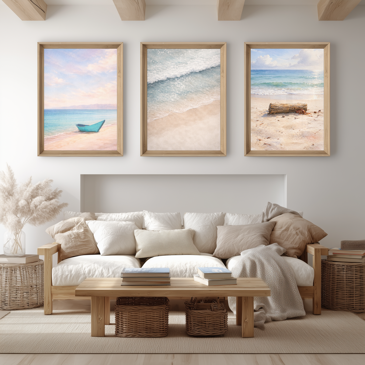 Coastal Beach Wall Art – Driftwood (Digital Download)