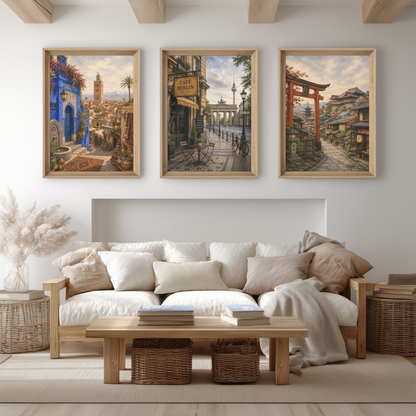 Berlin Germany Travel Wall Art - Vintage (Digital Download)