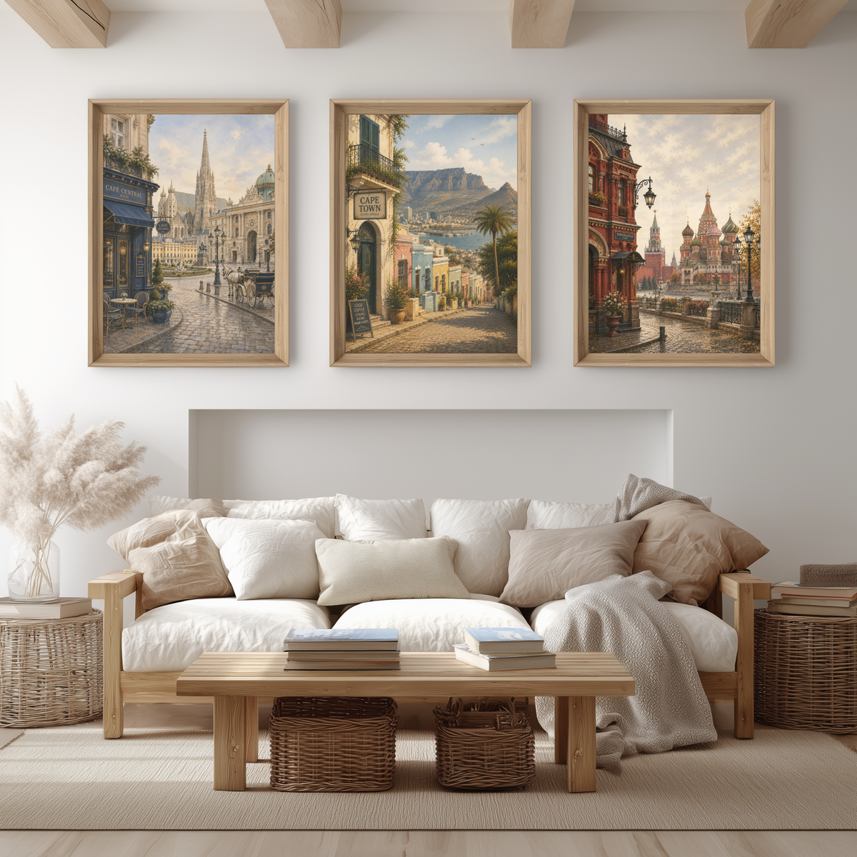 Cape Town South Africa Travel Wall Art - Vintage (Digital Download)