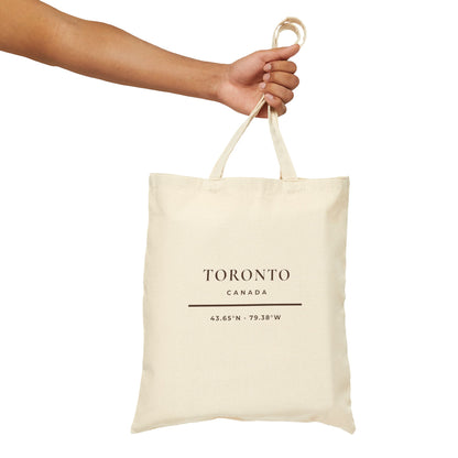 Toronto Canada Tote Bag - Minimalist Typography
