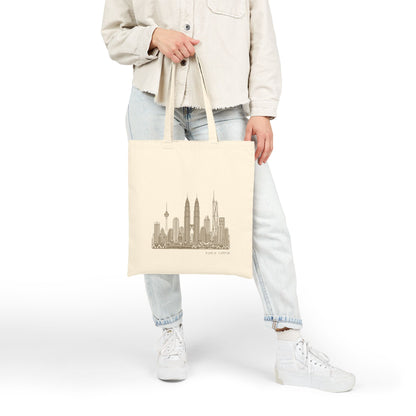 Kuala Lumpur Malaysia Tote Bag - Minimalist  Skyline