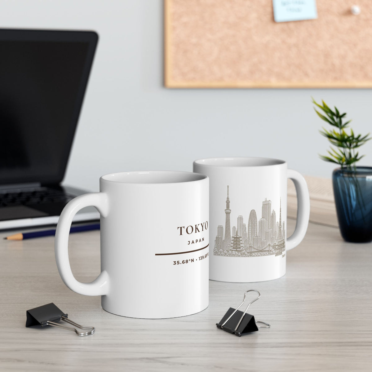 Tokyo Skyline Ceramic Mug
