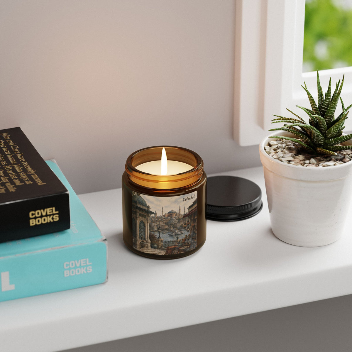 Istanbul Travel Candle