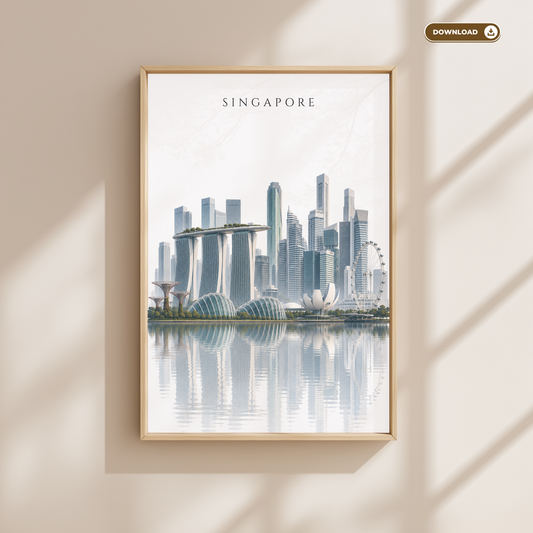 Singapore Wall Art - Skyline (Digital Download)