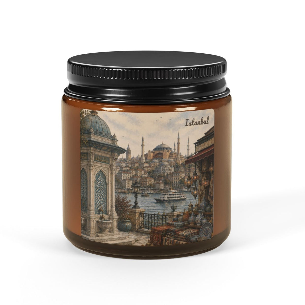 Istanbul Travel Candle