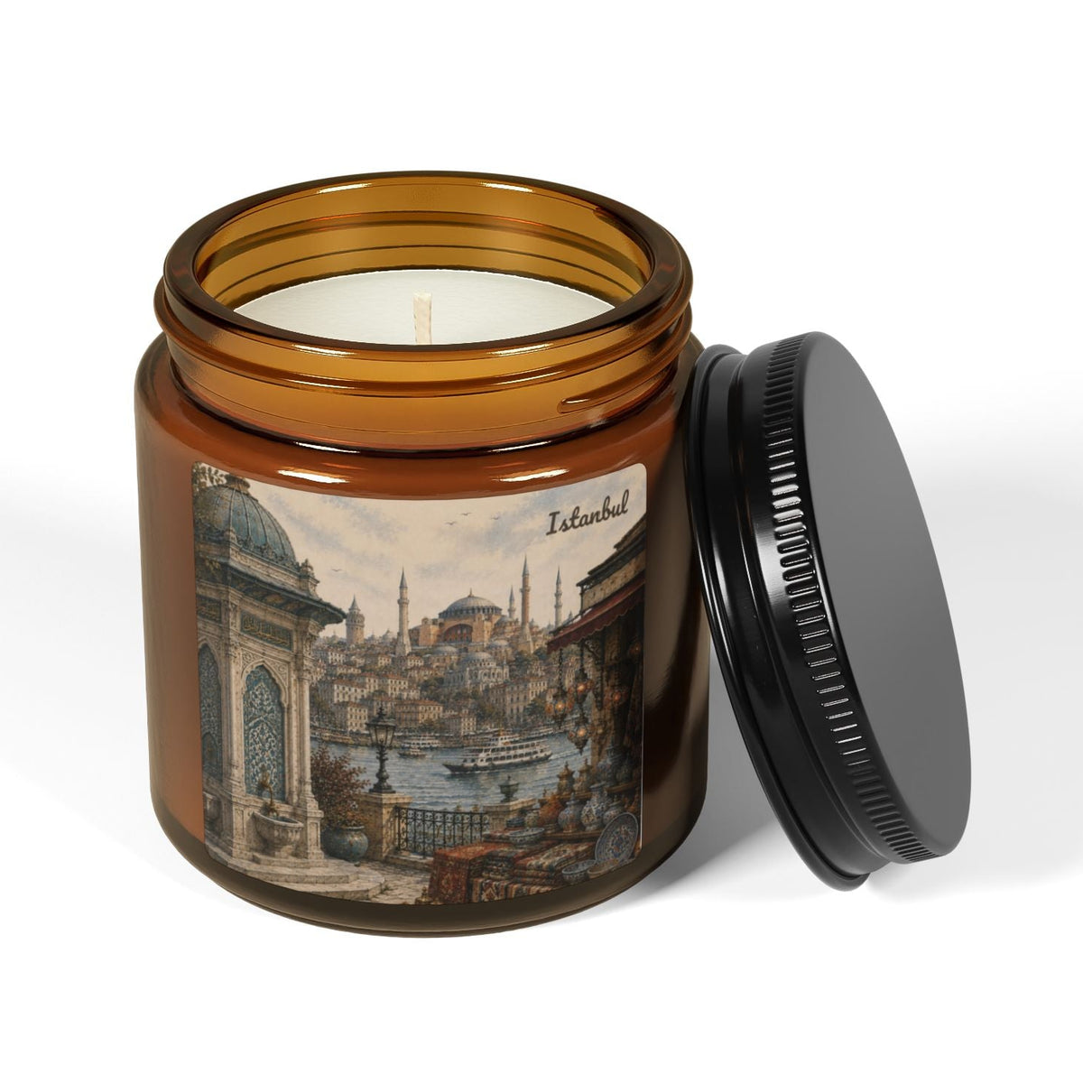 Istanbul Travel Candle